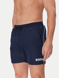BOSS Szorty kąpielowe Starfish 50514429 Granatowy Regular Fit