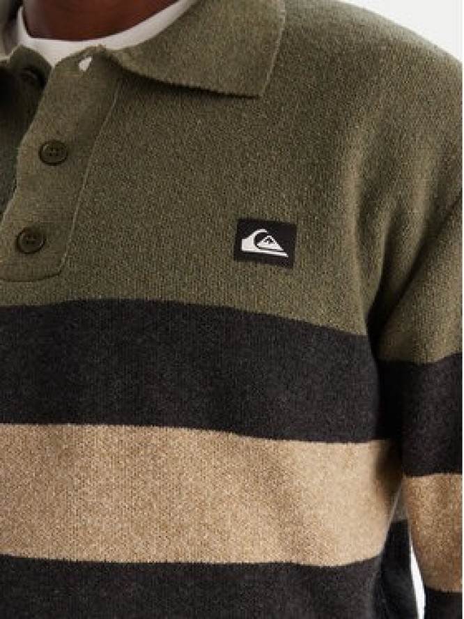 Quiksilver Sweter Cooper EQYSW03331 Zielony Regular Fit