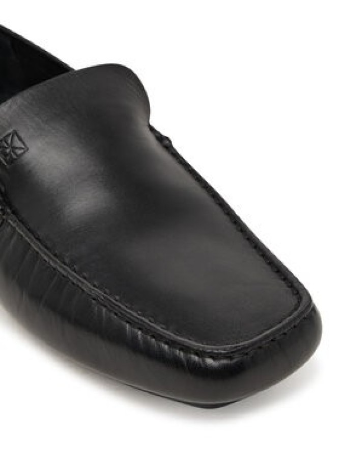 Calvin Klein Mokasyny Driver Penny Embl Lth HM0HM02085 Czarny
