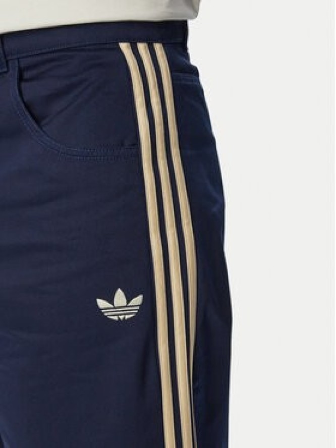adidas Szorty materiałowe Firebrid Twill Jorts KR7234 Granatowy Regular Fit