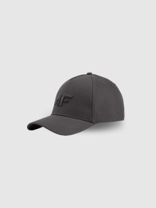 4F Czapka z daszkiem strapback męska - brązowa L/XL (60cm)