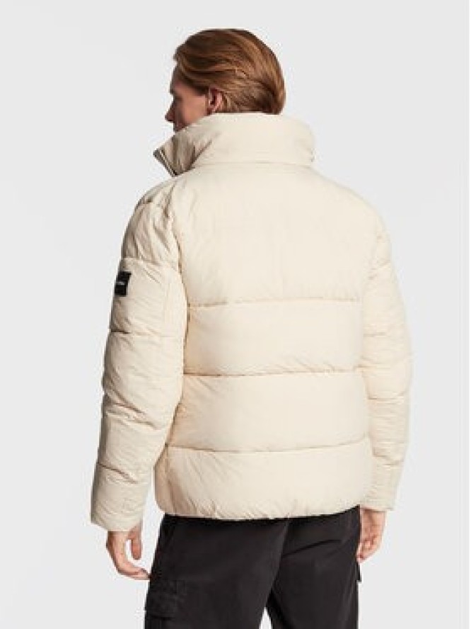 Calvin Klein Kurtka zimowa Crinkle K10K110336 Beżowy Regular Fit