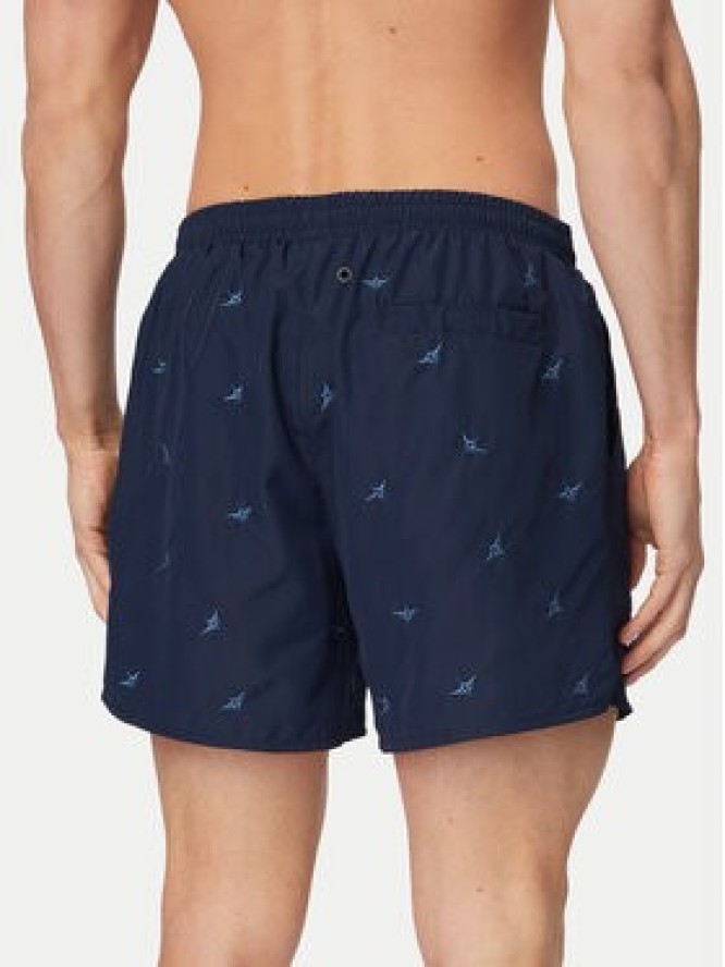 Aeronautica Militare Szorty kąpielowe 261BW0232UCT04317 Granatowy Regular Fit