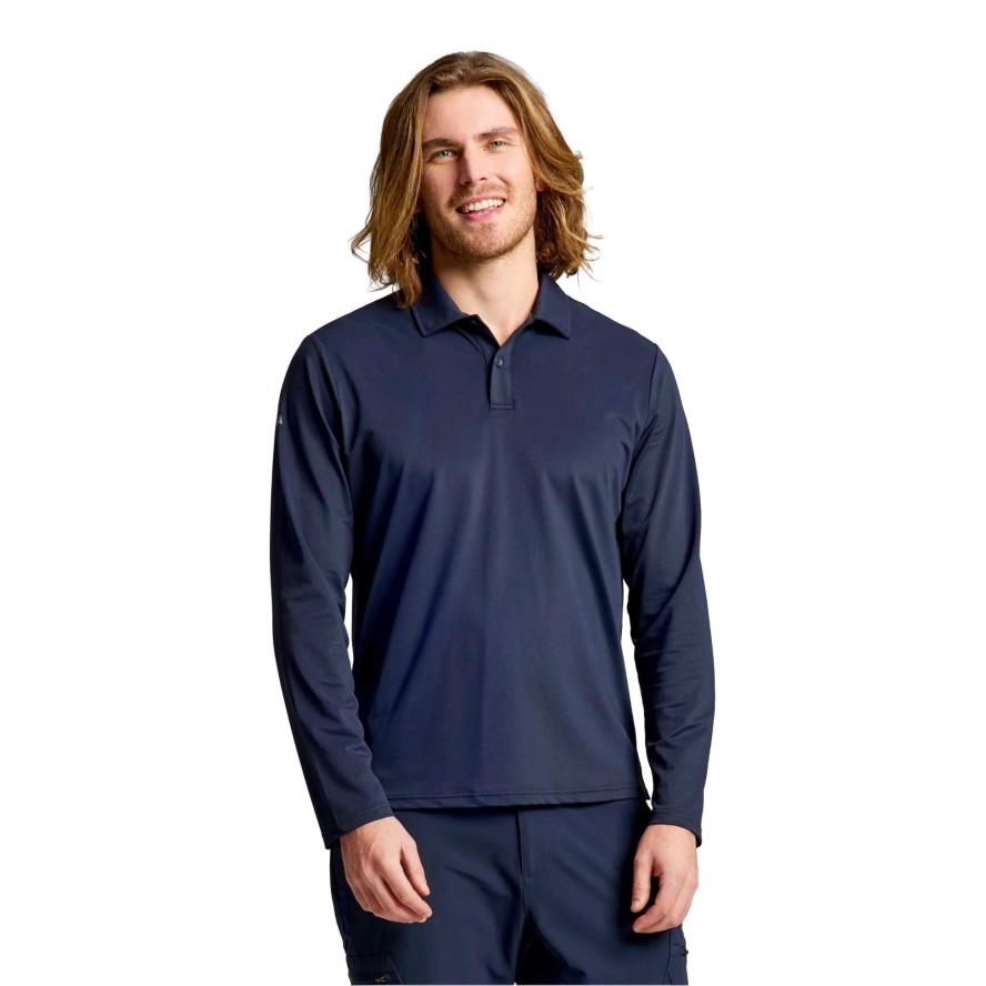 Polo Slam Tech Pique Ls Dorosłych