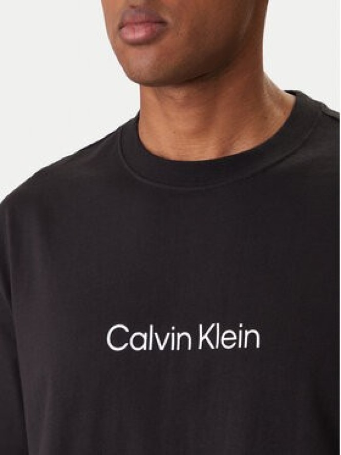 Calvin Klein T-Shirt LV040HM228 Czarny Relaxed Fit