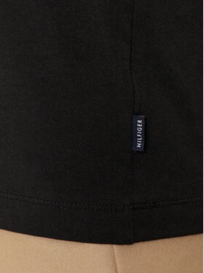 Tommy Hilfiger T-Shirt Global Stripe MW0MW34388 Czarny Regular Fit