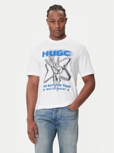 HUGO T-Shirt Nopix 50543494 Biały Regular Fit