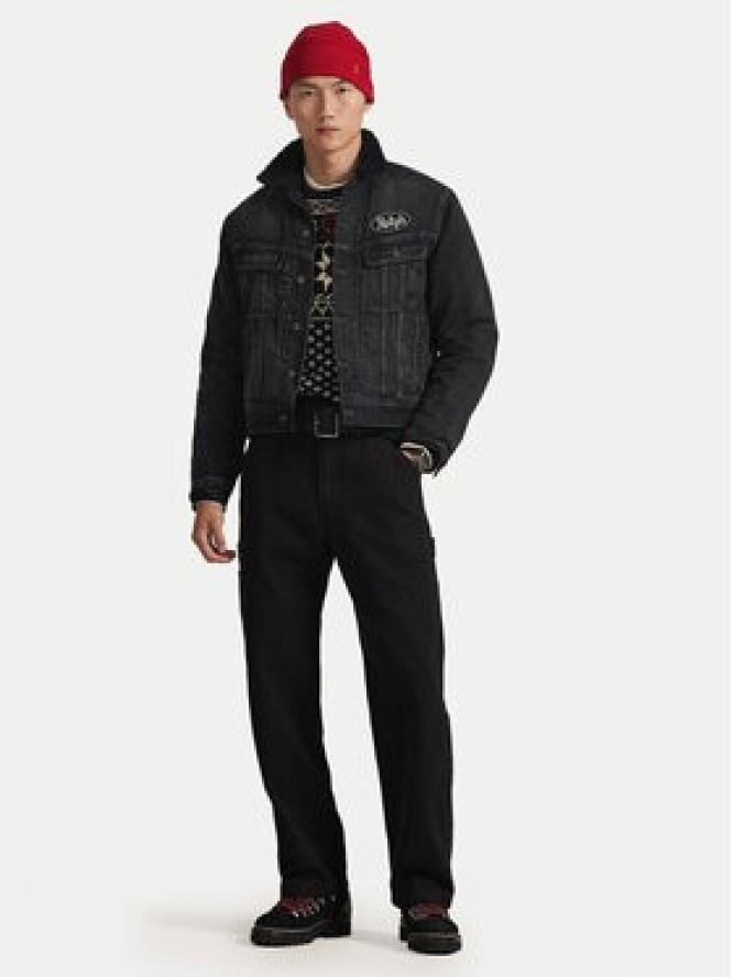 Polo Ralph Lauren Kurtka jeansowa 710956616001 Czarny Regular Fit