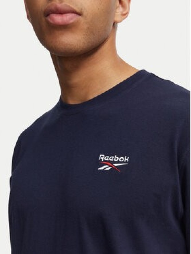 Reebok Longsleeve Feliks RK25738CCM Granatowy Regular Fit