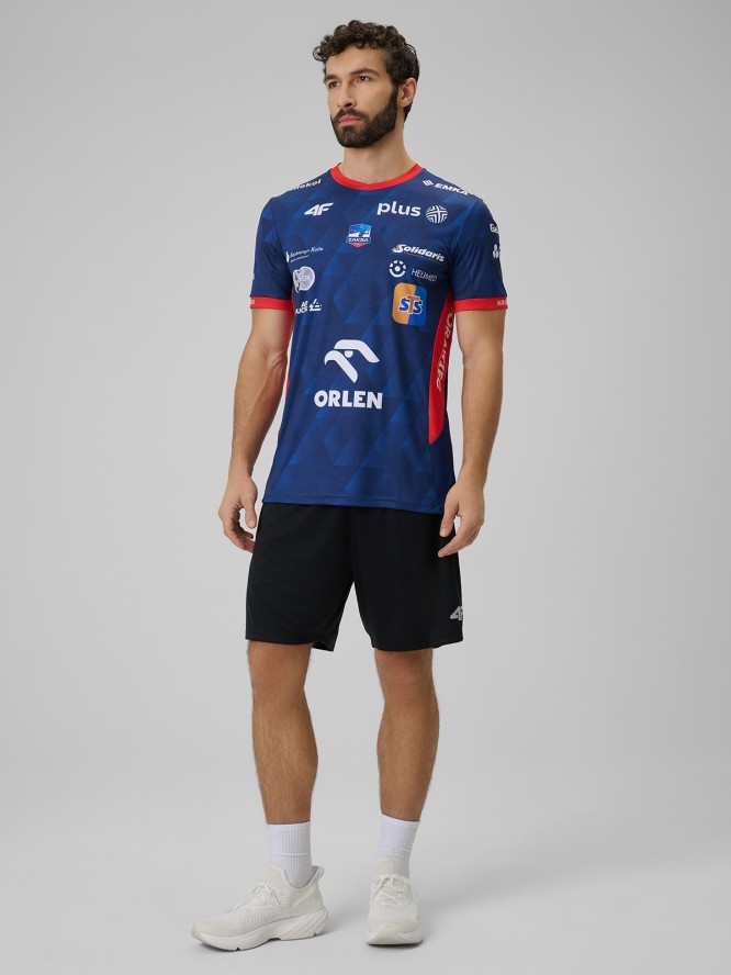 4F Koszulka meczowa replika wyjazdowa z sezonu 2025/26 męska 4F x ZAKSA Kędzierzyn-Koźle - granatowa L