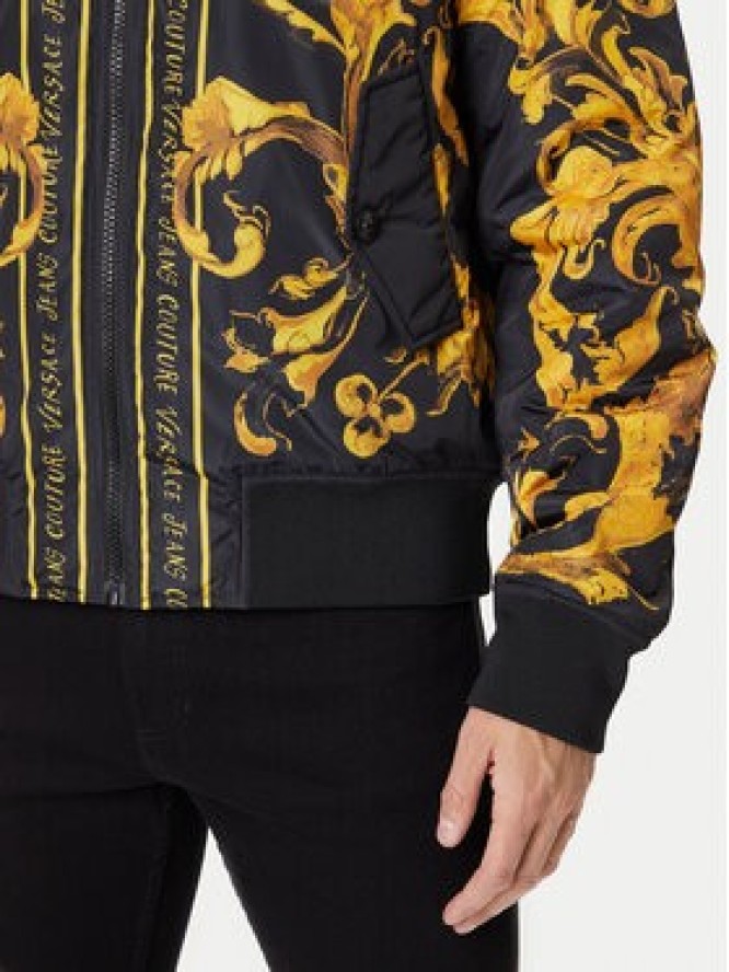 Versace Jeans Couture Kurtka bomber 79GASD07 CQ20D Czarny Regular Fit