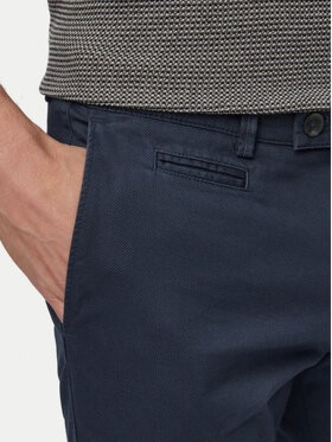 Bugatti Chinosy 4130-16370E Granatowy Regular Fit