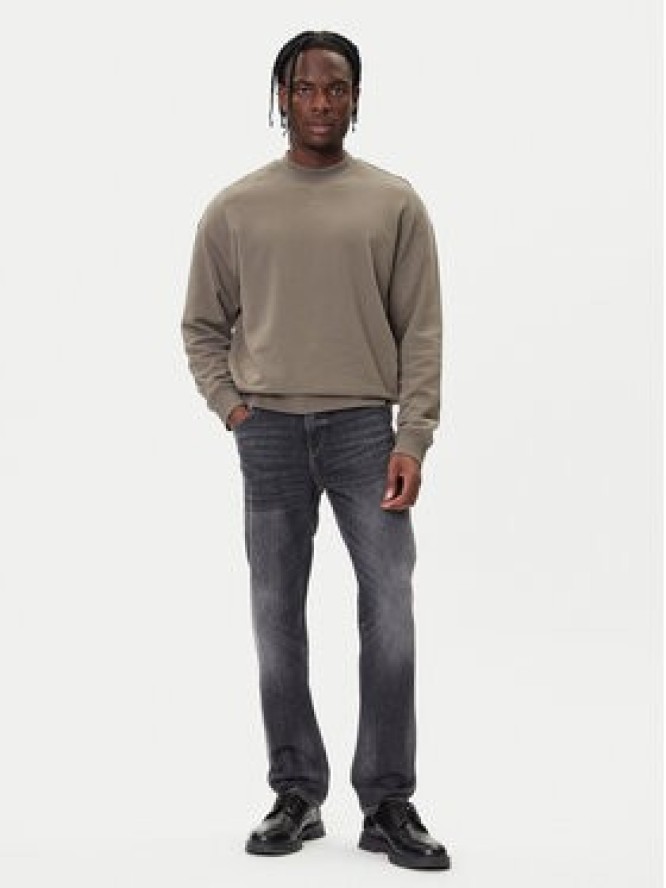 HUGO Bluza Dapocrew 50525892 Beżowy Relaxed Fit