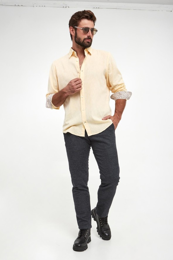 Koszula męska lniana Hanson JOOP! JEANS