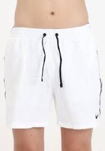 Strój Nike Logo Taśma Lap 5" Volley biały