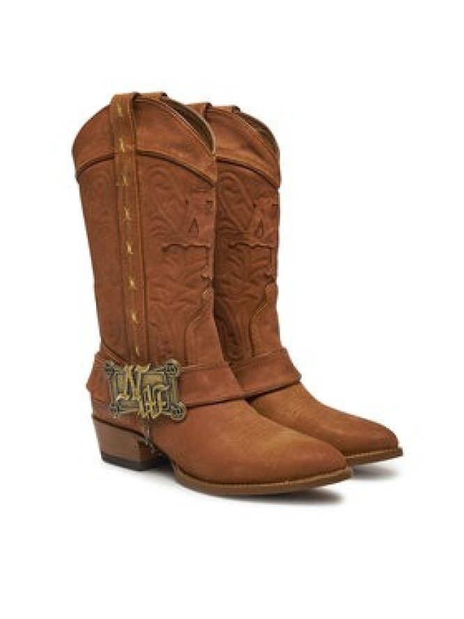 Naked Wolfe Kowbojki Outlaw 00021 Brązowy