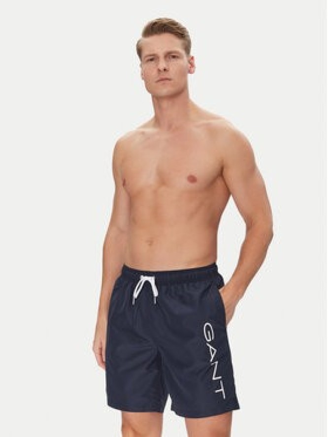 Gant Szorty kąpielowe 920006300 Granatowy Regular Fit