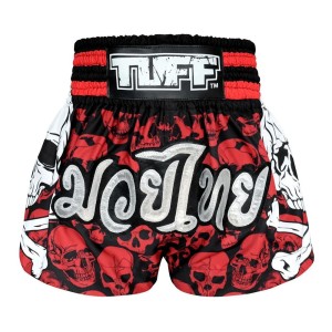 Spodenki treningowe TUFF Battalion Skull in Red