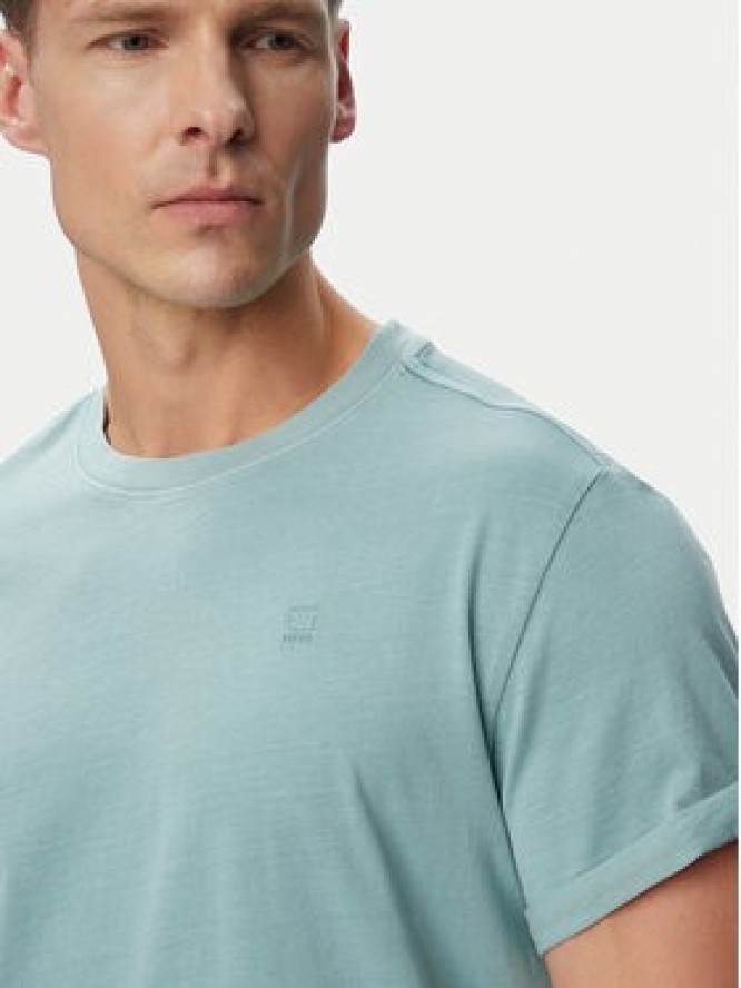 G-Star Raw T-Shirt Lash D16396-2653 Turkusowy Regular Fit