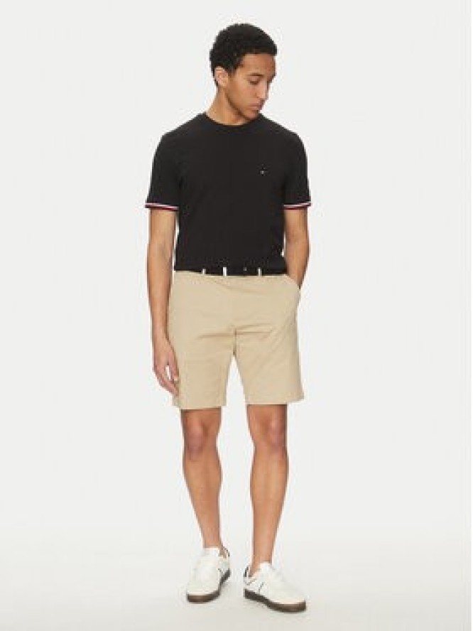 Tommy Hilfiger Szorty materiałowe Harlem MW0MW23568 Beżowy Regular Fit