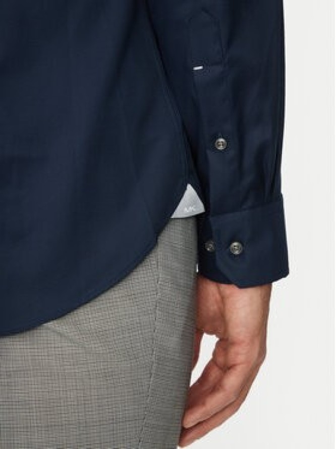 Michael Kors Koszula MD0MD91514 Granatowy Slim Fit