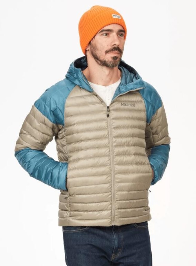 MARMOT Kurtka puchowa męska Hype Down Hoody moon river/vetiver-L
