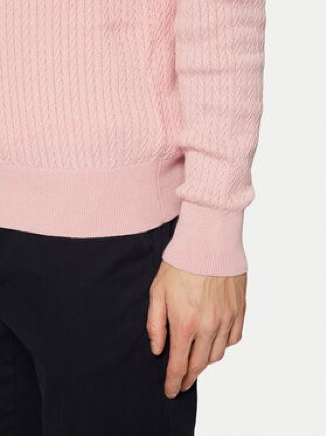 Tommy Hilfiger Sweter MW0MW37400 Różowy Slim Fit