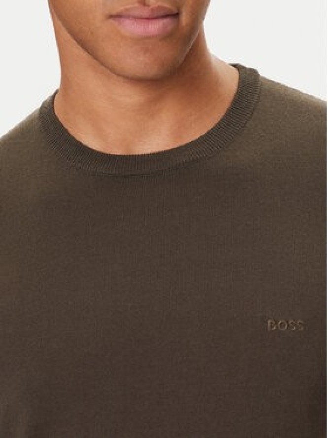 BOSS Sweter Botto-L 50476364 Zielony Regular Fit