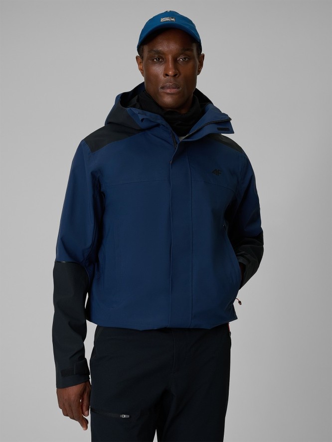 4F Kurtka trekkingowa membrana 10000 męska - granatowa XL
