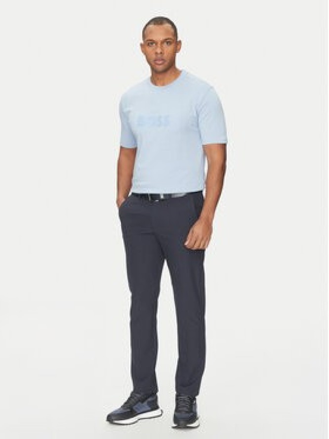 BOSS T-Shirt 50531271 Błękitny Regular Fit