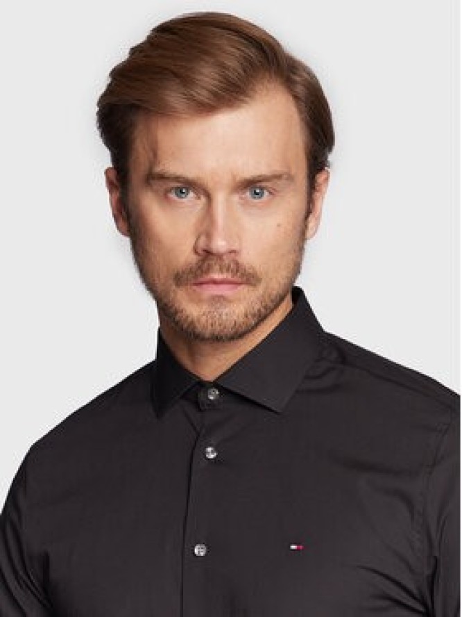 Tommy Hilfiger Koszula MW0MW25040 Czarny Slim Fit