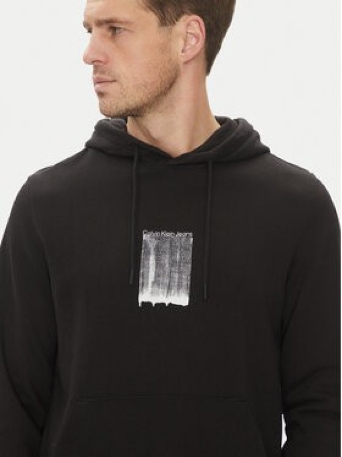 Calvin Klein Jeans Bluza Brush Stroke J30J327525 Czarny Regular Fit