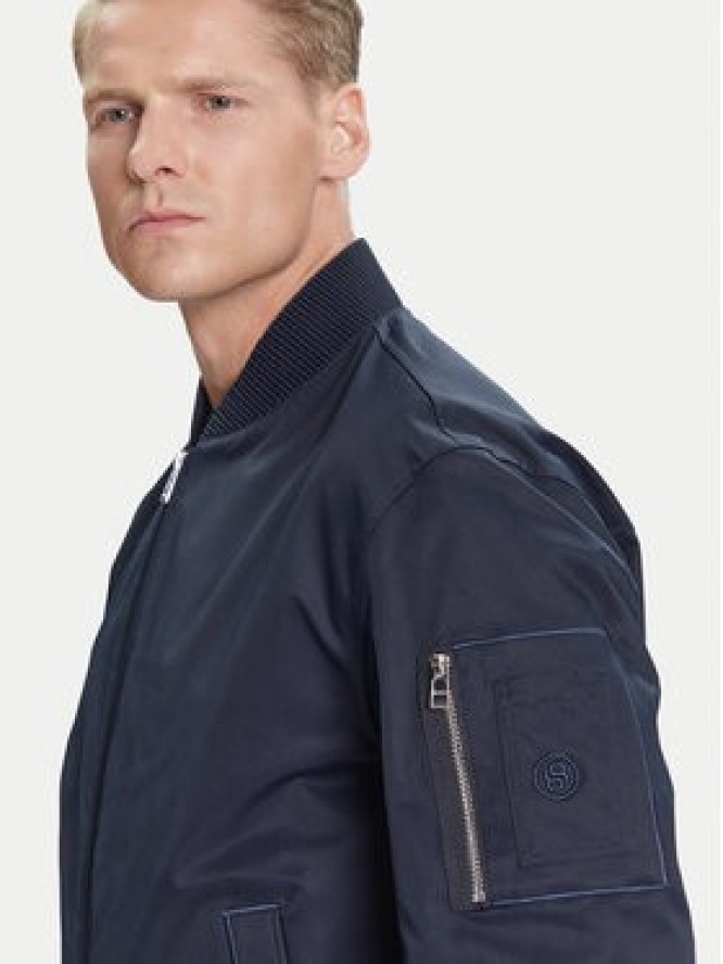 BOSS Kurtka bomber H-Comber-253 50544097 Granatowy Regular Fit