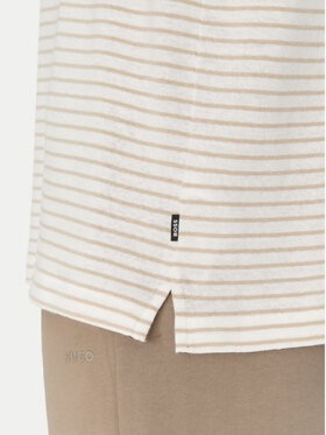 BOSS T-Shirt H-Taut 28 50537498 Beżowy Regular Fit