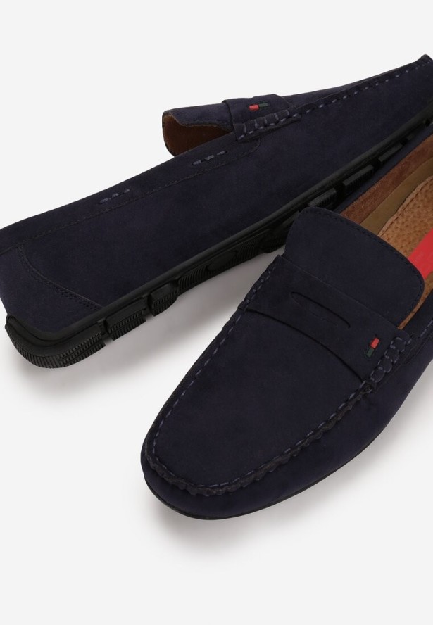 Granatowe Mokasyny Syryxio