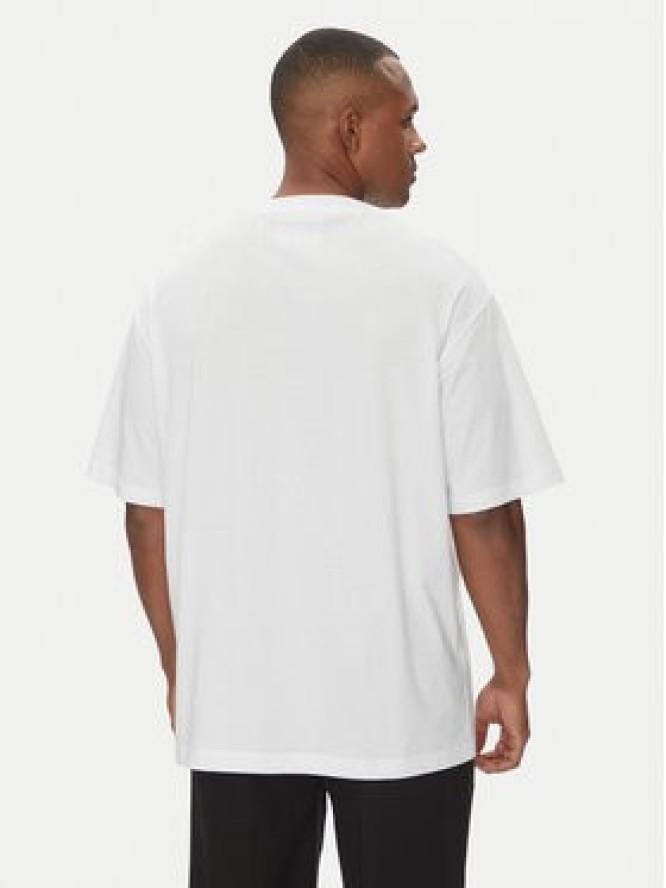 Versace Jeans Couture T-Shirt 78GAH6L1 Biały Regular Fit