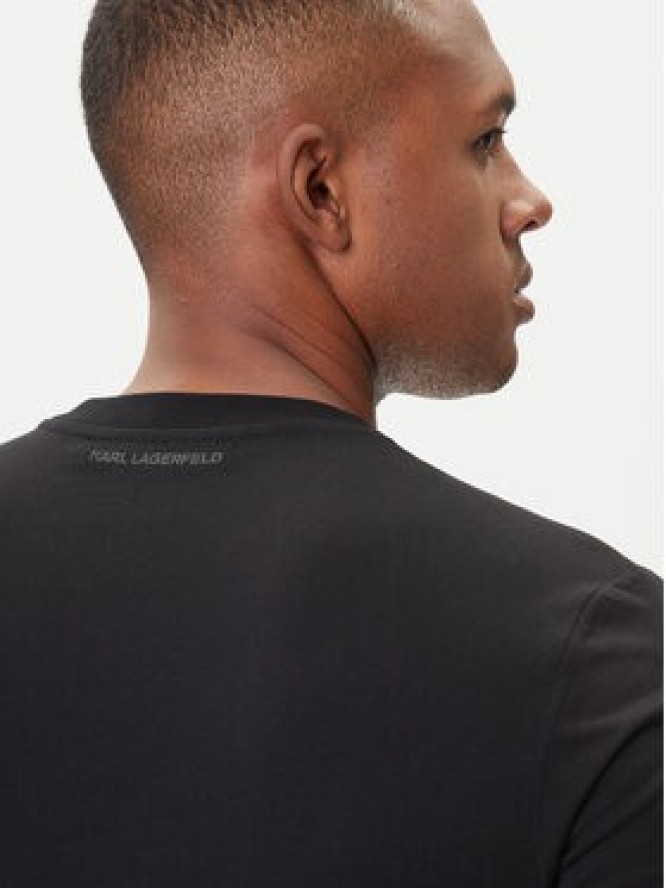 KARL LAGERFELD T-Shirt 755072 554255 Czarny Regular Fit