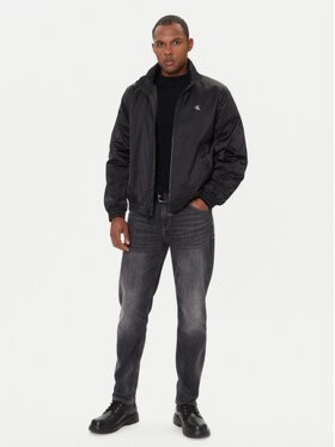 Calvin Klein Jeans Kurtka bomber Harrington LV04RC516G Czarny Regular Fit