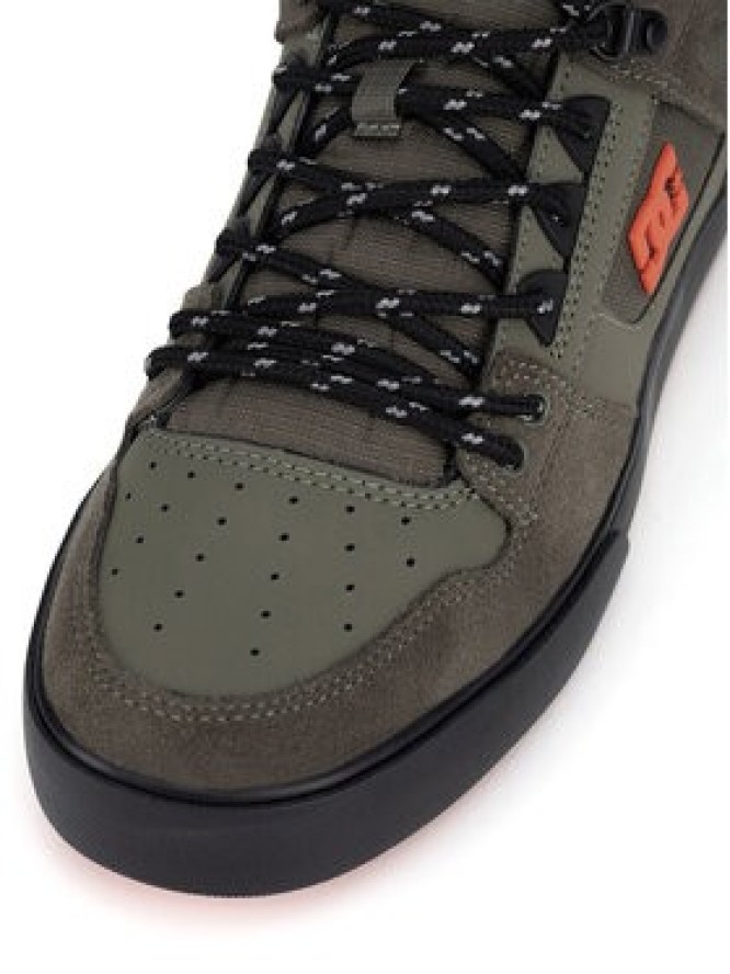 DC Shoes Sneakersy PURE HIGH-TOP WC WNT ADYS400047-DOO Zielony