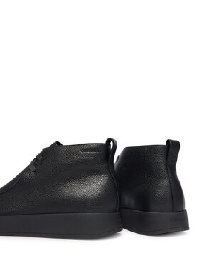 Calvin Klein Trzewiki Hybrid Cup Apron Boot Lth HM0HM01987 Czarny