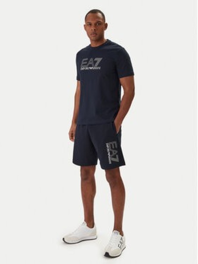 EA7 Emporio Armani Szorty sportowe 7M001315 AF13512 Granatowy Regular Fit