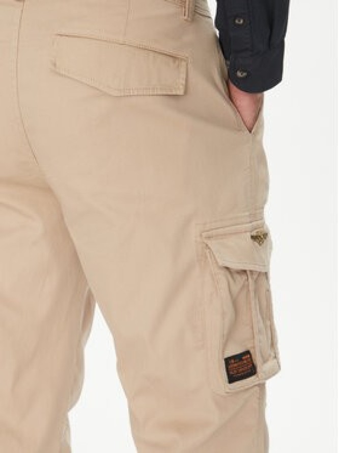 Aeronautica Militare Spodnie materiałowe 251PA1658CT3511 Beżowy Regular Fit