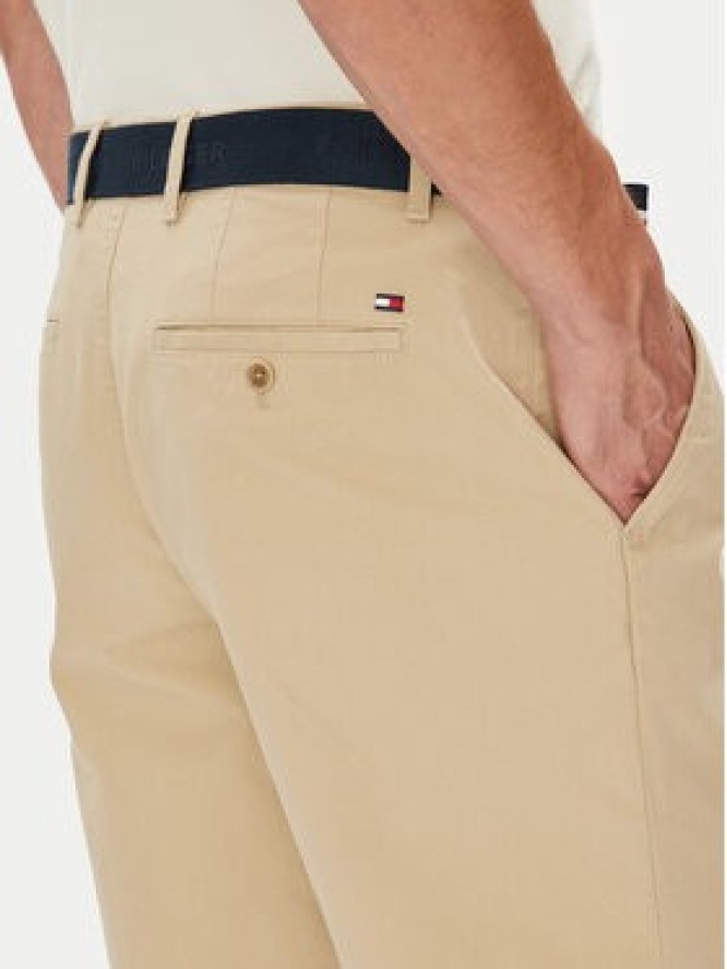 Tommy Hilfiger Szorty materiałowe Brooklyn MW0MW39706 Beżowy Regular Fit