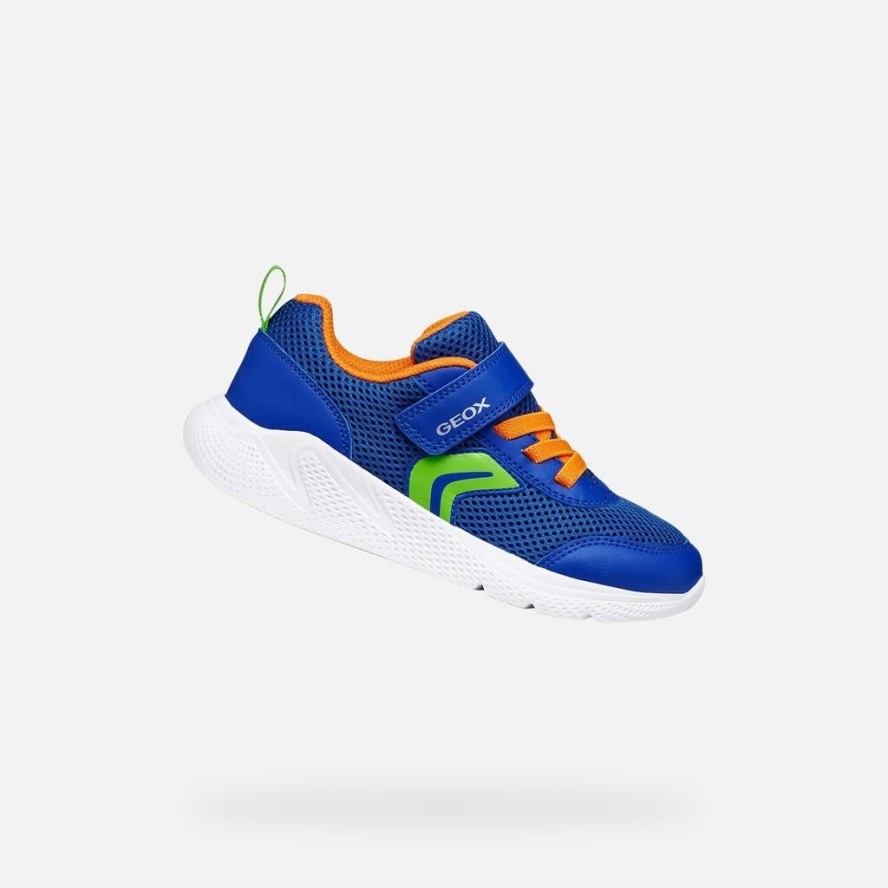 Buty GEOX J SPRINTYE B. Niebieski