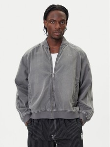 adidas Kurtka jeansowa SST adicolor JW5915 Szary Loose Fit