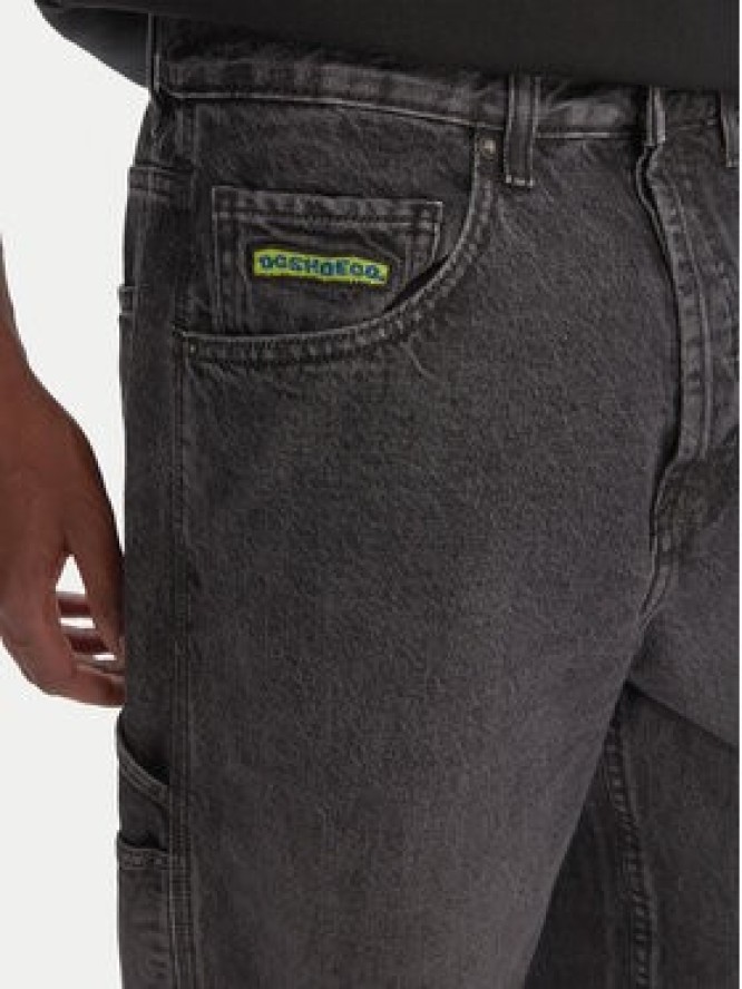 DC Shoes Jeansy Worker Carpenter Bac EDYDP03432 Czarny Baggy Fit