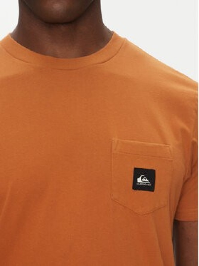 Quiksilver T-Shirt EQYZT08035 Brązowy Regular Fit