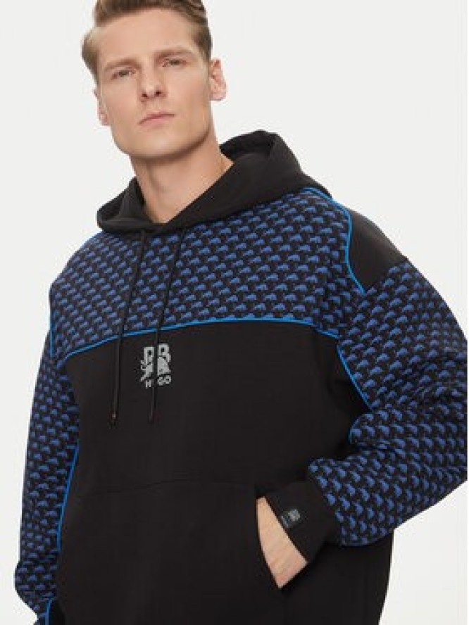 HUGO Bluza Dilverston_RB 50542808 Czarny Regular Fit