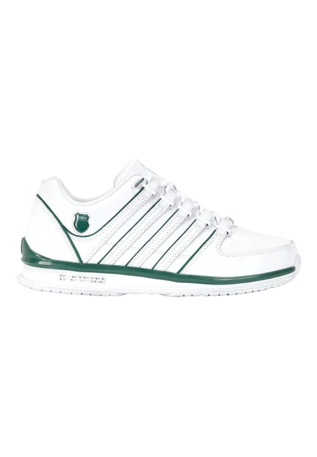 Buty - sportowe - męskie - K-SWISS - RINZLER - biało-zielone