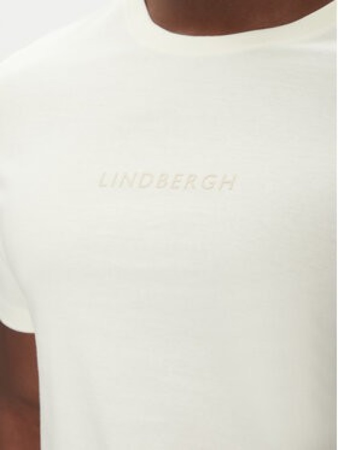 Lindbergh T-Shirt 30-400200 Écru Relaxed Fit